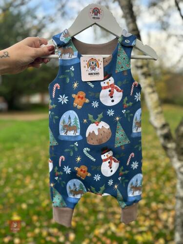 3-6MO ROMPER IN OUR CHRISTMAS ICON