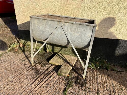 3' X 2' GALVANISED DAIRY WASH SINK