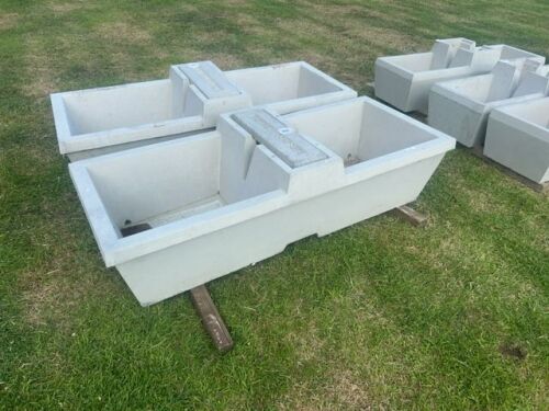 2 X 75G MAXWELL CONCRETE WATER TROUGH
