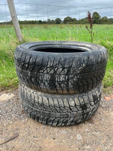 2 X GENERAL SNOW GRABBER PLUS TYRES
