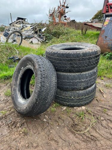 4 X 265 / 70 R15 TYRES