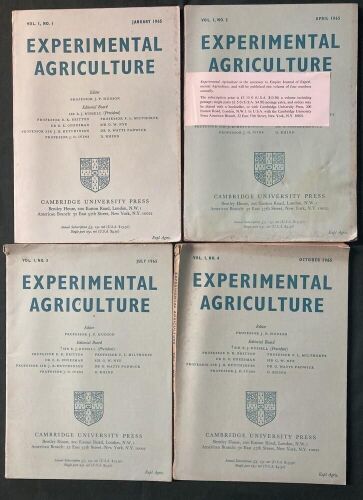 COLLECTION OF VINTAGE RESEARCH JOURNALS