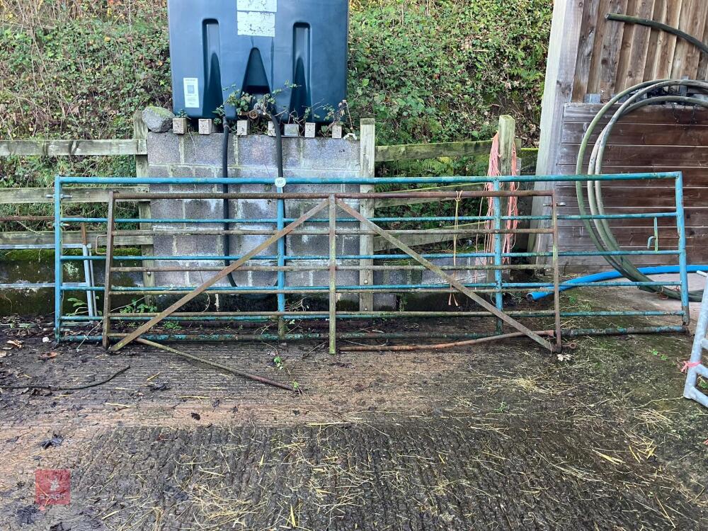 2 X METAL GATES