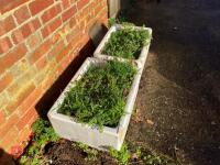 2 X BELFAST SINK PLANTERS - 4