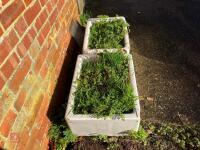 2 X BELFAST SINK PLANTERS - 5