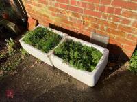 2 X BELFAST SINK PLANTERS - 7