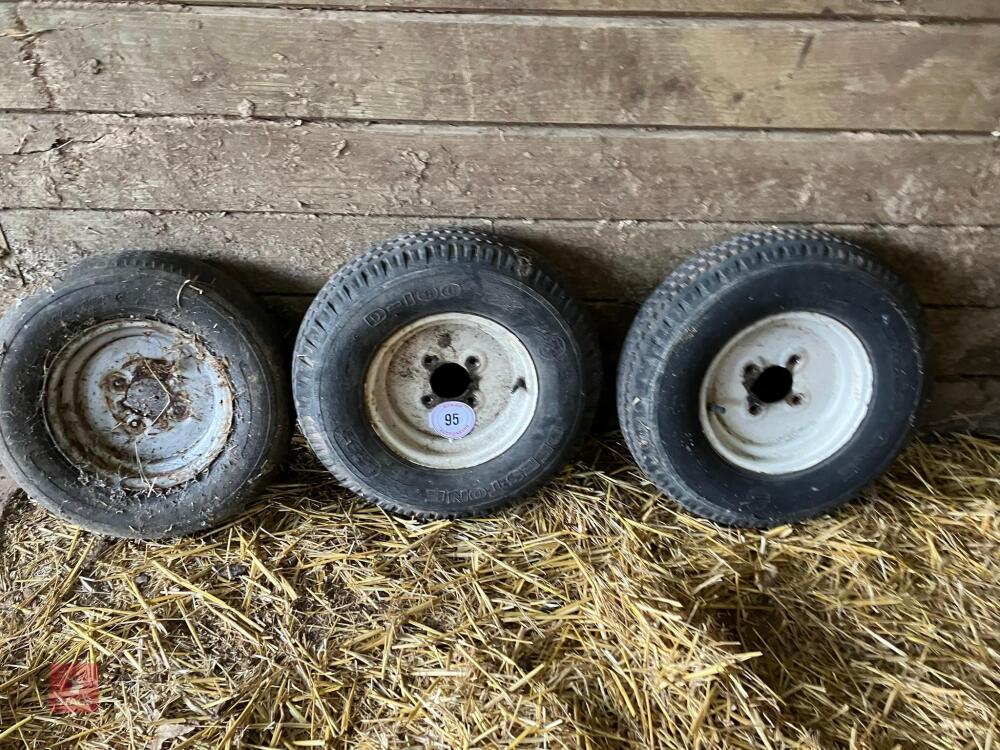 3 X TRAILER TYRES