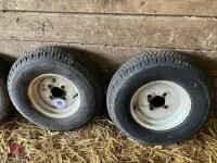 3 X TRAILER TYRES - 4