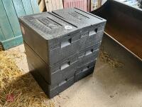 6 X THERMAL STORAGE BOXES - 4
