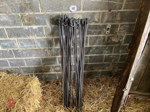 54 X 4' PIGTAIL STAKES