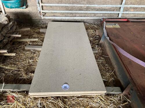 5 X 6' X 2'6'' CHIPBOARD