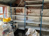 4 BAYS OF WORKSHOP RACKING - 4