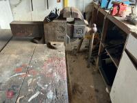 METAL FRAMED WORKBENCH AND VICE - 5