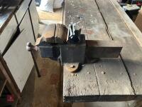 METAL FRAMED WORKBENCH AND VICE - 11