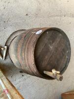 VINTAGE WOODEN BARREL - 9