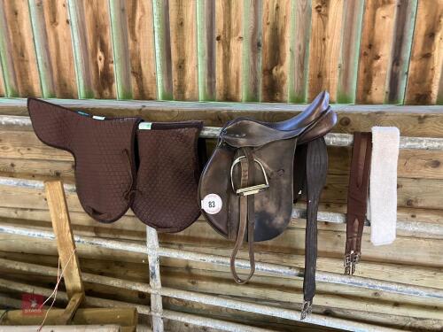DEVER SADDLE, NUMNAHS AND GIRTHS