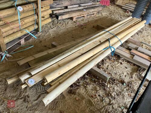 14 X 12' WOODEN HALF RAILS