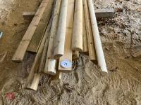 14 X 12' WOODEN HALF RAILS - 3