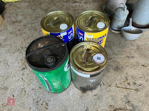 PART FULL OIL DRUMS
