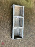 3' GALVANISED FEED TROUGH - 3