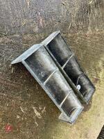 2 X 3' GROUND FEED TROUGHS - 2