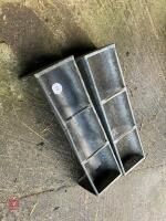 2 X 3' GROUND FEED TROUGHS - 6