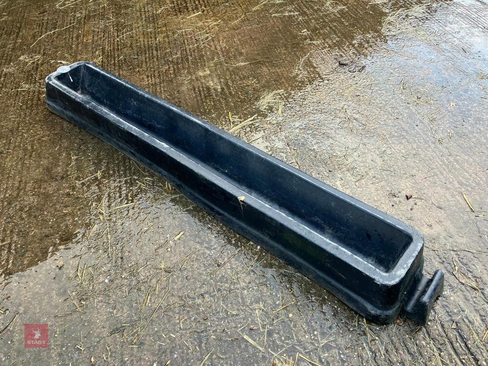 7' PLASTIC GROUND FEED TROUGH