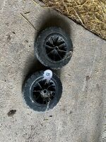 2 X SMALL SOLID WHEELS - 5