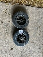 2 X SMALL SOLID WHEELS - 6