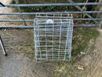 2 X GALVANISED HAY RACKS