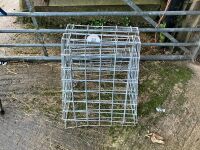 2 X GALVANISED HAY RACKS - 2