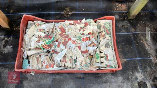 TRAY OF TOMATO, CHILLI AND MORE LABELS