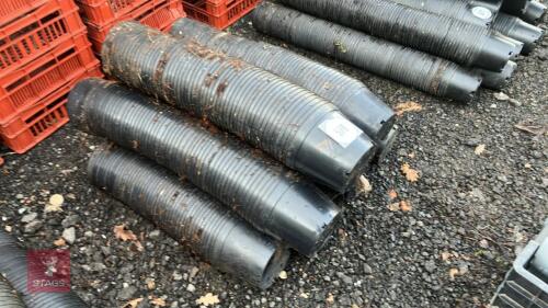 LARGE QTY OF BLACK POTS