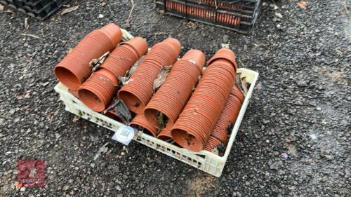 410 X PLASTIC PLANT POTS