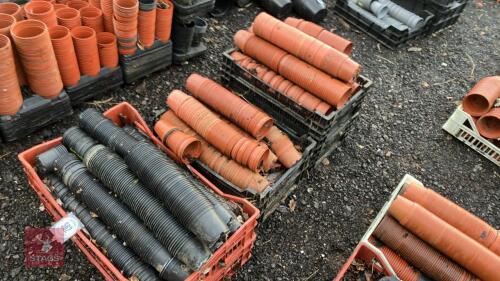 1360 X TERRACOTTA AND BLACK POTS