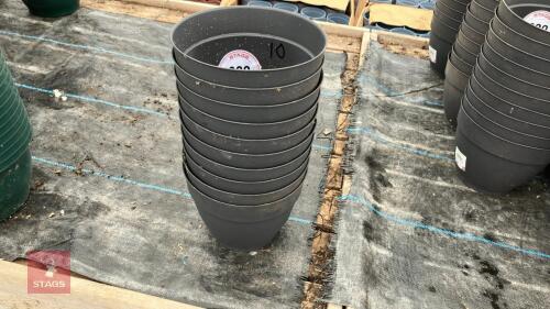 10 X DEROMA WATER RETAINING POTS