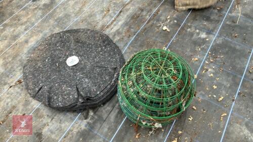 20 WIRE HANGING BASKETS