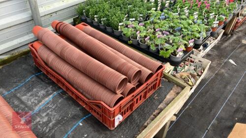 1460 X 9CM DEEP PLASTIC PLANT POTS