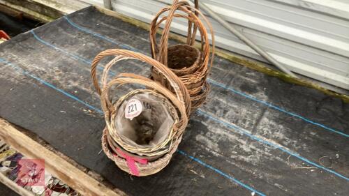 10 MIXED PLANT DISPLAY BASKETS