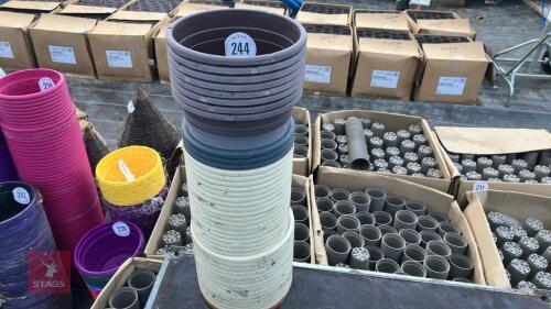 44 MIXED PLANT POTS