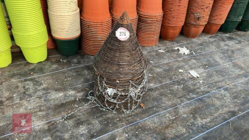 12 CANE WICKER BASKETS