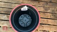 40 MIXED SIZE PAINTED RED POTS - 6