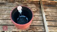 20 PLASTIC PAINTED RED POTS - 3