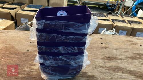 10 ROXO 30CM PLANTERS