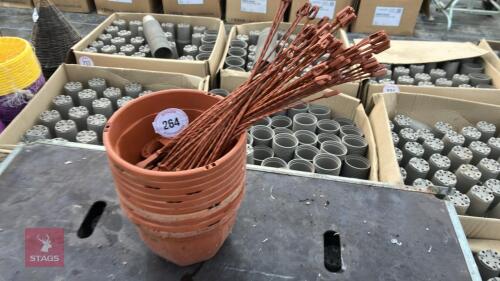 10 X OCTAGON HANGING BASKETS