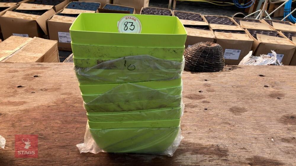 10 VERDE 30CM PLANTERS