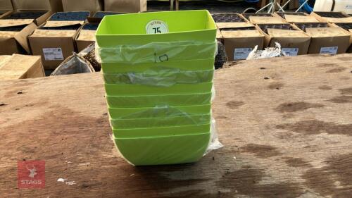 10 VERDE 30CM PLANTERS