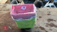 12 ROSA + VERDE 30CM PLANTERS - 4