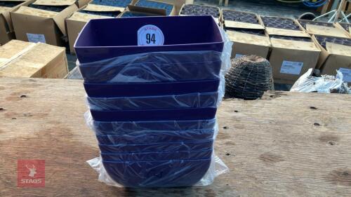 10 ROXO 30CM PLANTERS
