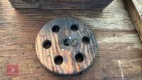 MINI WHEELBARROW WOODEN PLANTER - 4